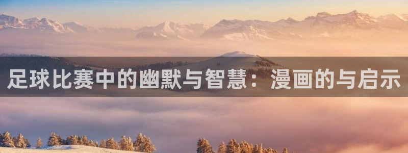 能看劲爆体育的app：足球比赛中的幽默与智慧：漫画的与启示